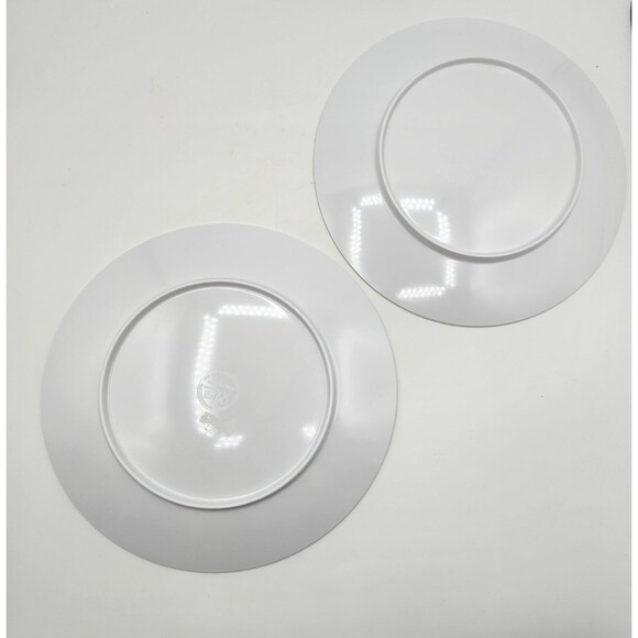 Sea Life Melamine 10.5" Dinner Plates Set of 6 Starfish Shells Coral Beach Pool - Picture 8 of 11